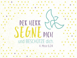 Der Herr segne dich - Wand- und Standbild