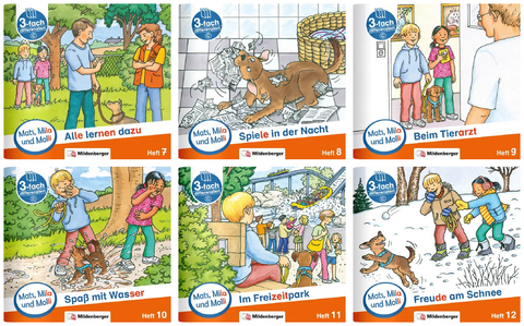 Paket &ndash; Mats, Mila und Molli &ndash; Heft 7&ndash;12, Schwierigkeitsstufe C - Helge Dr. Weinrebe