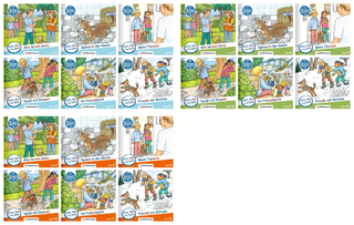 Paket – Mats, Mila und Molli – Komplettbezug, Heft 7–12, Schwierigkeitsstufe A, B, C