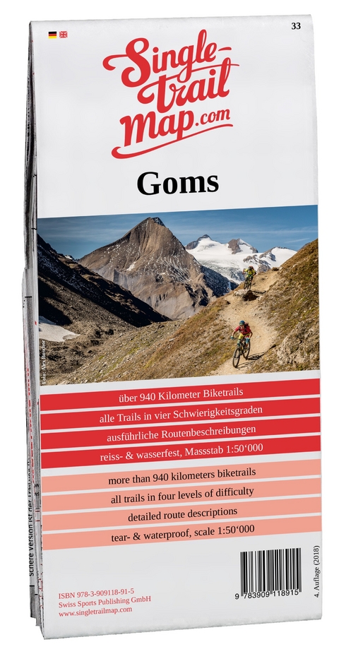 Singletrail Map 033 Goms/Aletsch - Thomas Giger