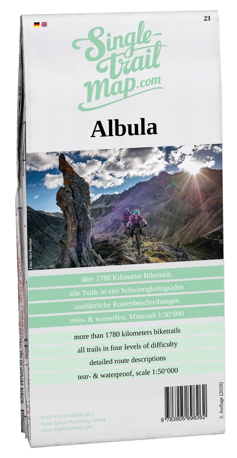Singletrail Map 023 Albula - Thomas Giger