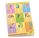 Hausaufgabenheft Grundschule: 1x1