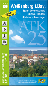 ATK25-I09 Wei&szlig;enburg i.Bay. (Amtliche Topographische Karte 1:25000)