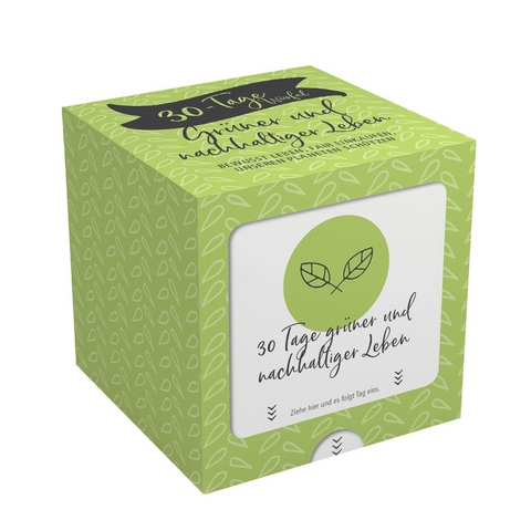 30-Tage-W&uuml;rfel: 30 Tage gr&uuml;ner und nachhaltiger Leben