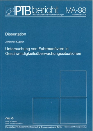 Untersuchung von Fahrmanövern in Geschwindigkeitsüberwachungssituationen
