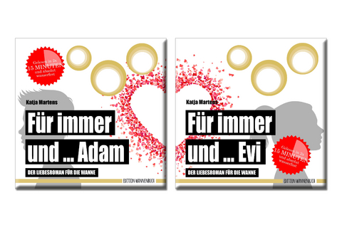 Für immer und ... Adam / Für immer und ... Evi (Badebuch Doppelpack) - Katja Martens