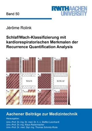 Schlaf/Wach-Klassifizierung mit kardiorespiratorischen Merkmalen der Recurrence Quantification Analysis