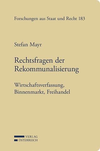 Rechtsfragen der Rekommunalisierung
