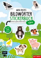 Mein erstes Bildw&ouml;rter-Stickerbuch &ndash; Tiere