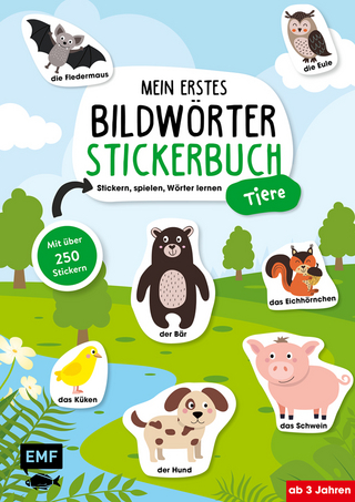 Mein erstes Bildwörter-Stickerbuch – Tiere