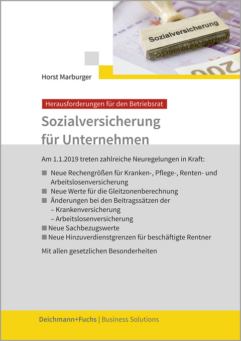 Sozialversicherung f&uuml;r Unternehmen - Horst Marburger