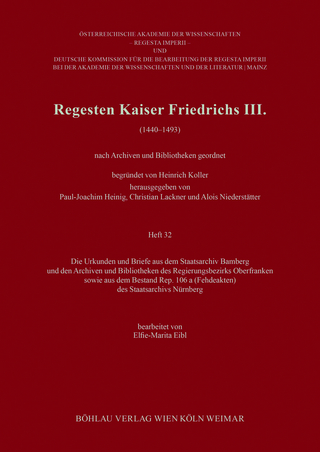 Regesten Kaiser Friedrichs III. (1440-1493)