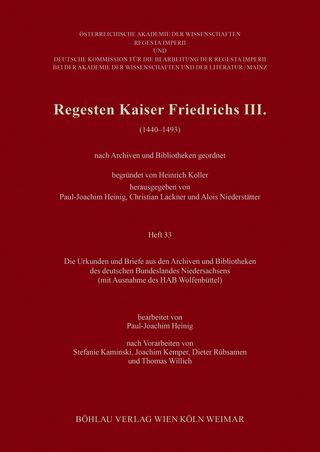 Regesten Kaiser Friedrichs III. (1440-1493)