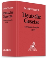 Deutsche Gesetze Gebundene Ausgabe I/2019 - Schönfelder, Heinrich