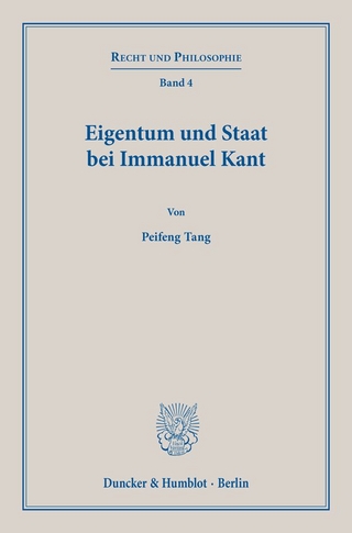 Eigentum und Staat bei Immanuel Kant.