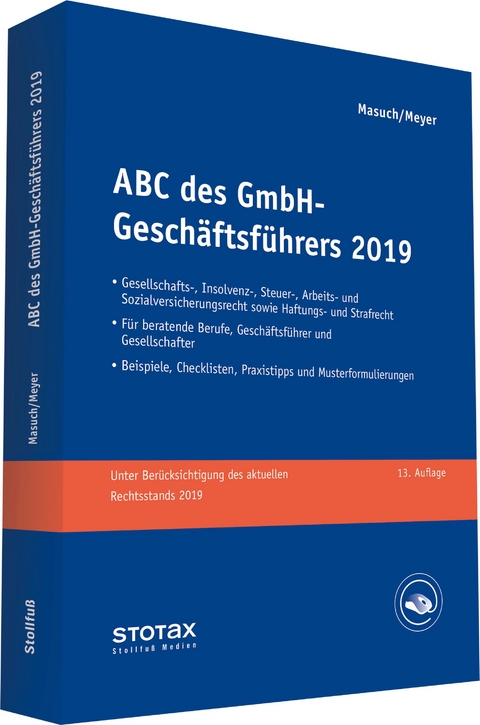 ABC des GmbH-Gesch&auml;ftsf&uuml;hrers 2019 - Andreas Masuch, Gerhard Meyer