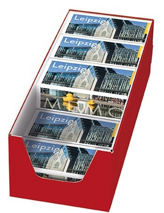 Leipzig-Memo. 10 Spiele im Verkaufsdisplay