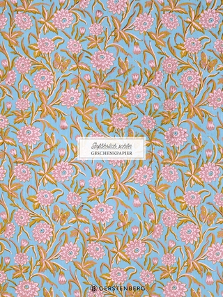 Gefährlich schön Geschenkpapier, Motiv Rosa Blüten
