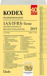 KODEX Internationale Rechnungslegung IAS/IFRS - Texte 2019 - Alfred Wagenhofer