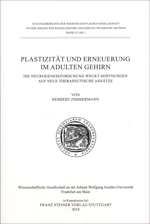 Plastizit&auml;t und Erneuerung im adulten Gehirn - Herbert Zimmermann