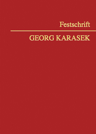 Festschrift Georg Karasek