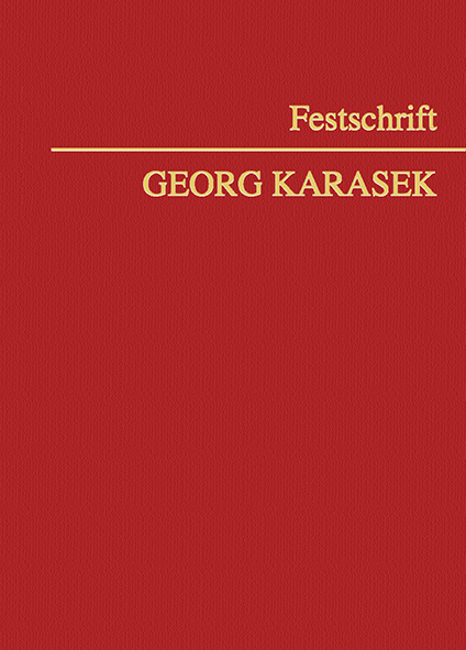 Festschrift Georg Karasek - 