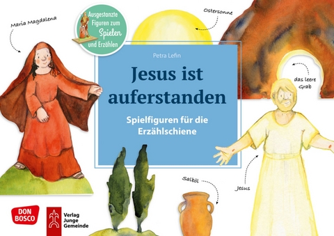 Jesus ist auferstanden. Erz&auml;hlschienen-Figurenset