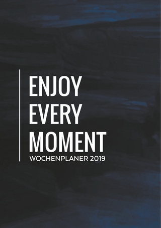 Wochenplaner 2019 - Monatskalender, Tagesplaner und Kalender in Einem - Januar bis Dezember 2019 - Dein Planer, Taschenkalender, Terminplaner und Terminkalender