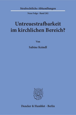 Untreuestrafbarkeit im kirchlichen Bereich?