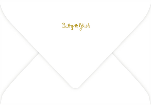 Gru&szlig;karten - BabyGl&uuml;ck - Willkommen