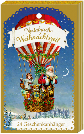 Geschenkanhänger-Blöckchen - Nostalgische Weihnachtszeit