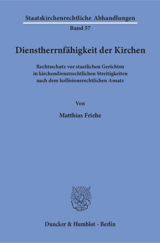 Dienstherrnfähigkeit der Kirchen.