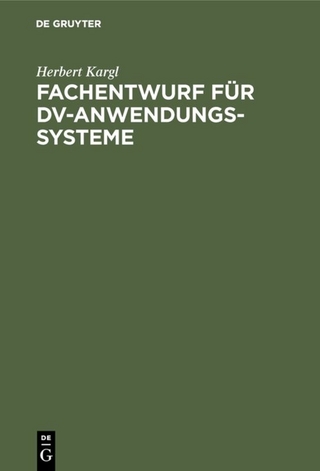 Fachentwurf für DV-Anwendungssysteme