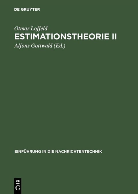 Estimationstheorie II - Otmar Loffeld