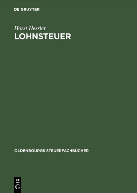 Lohnsteuer - Horst Hessler