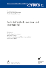 Rechtsh&auml;ngigkeit - national und international - 