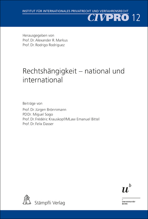 Rechtsh&auml;ngigkeit - national und international - 