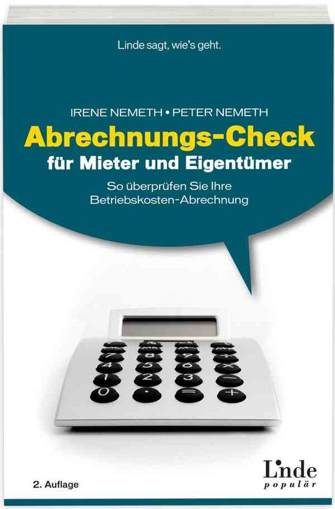 Abrechnungs-Check f&uuml;r Mieter und Eigent&uuml;mer - Peter Nemeth, Irene Nemeth