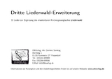 Dritte Liederwald-Erweiterung - 
