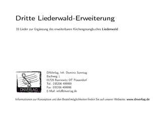 Dritte Liederwald-Erweiterung