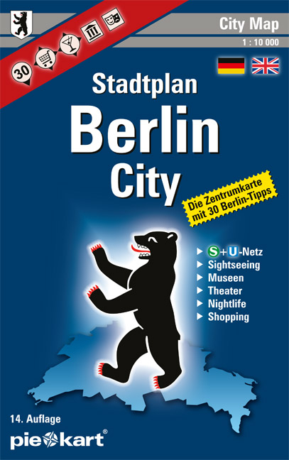 Berlin City 1 : 10.000 Stadtplan