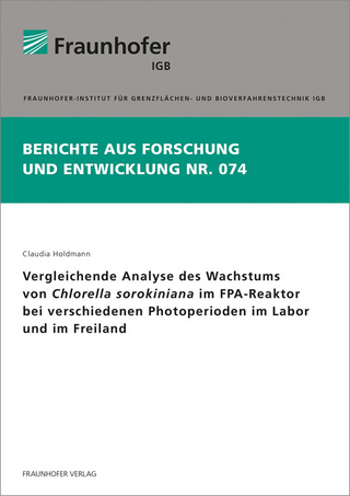 Vergleichende Analyse des Wachstums von Chlorella sorokiniana im FPA-Reaktor bei verschiedenen Photoperioden im Labor und im Freiland