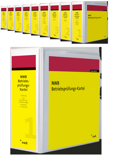 NWB Betriebspr&uuml;fungs-Kartei ohne Fortsetzungsbezug