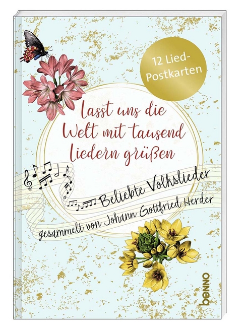 Postkartenbuch &raquo;Lasst uns die Welt mit tausend Liedern gr&uuml;&szlig;en&laquo; - Johann Gottfried Herder