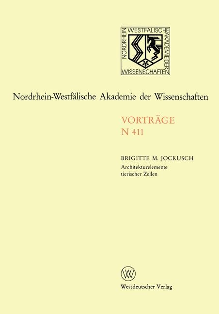 Architekturelemente tierischer Zellen - Brigitte M. Jockusch