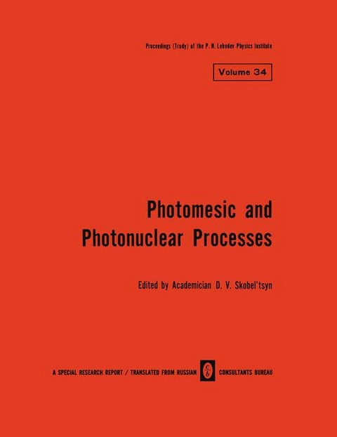 Photomesic and Photonuclear Processes - D. V. Skobel'tsyn