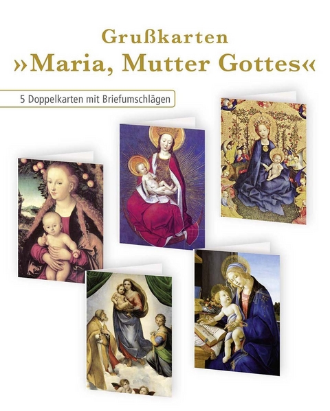 5er-Set Klappkarten &raquo;Maria, Mutter Gottes&laquo;