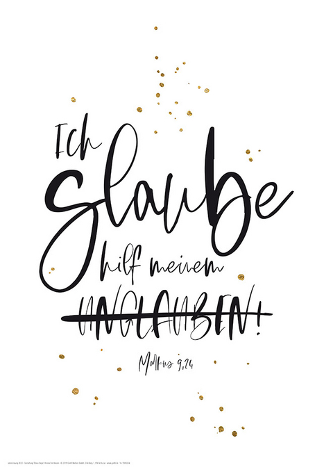 Jahreslosung 2020 - Poster A3