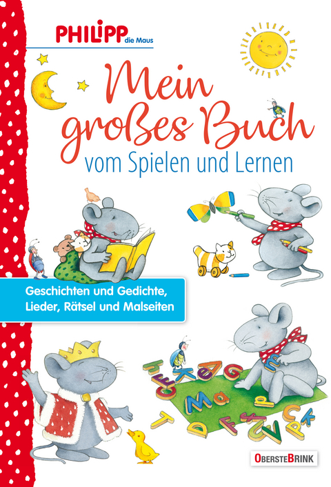 Philipp die Maus - Mein gro&szlig;es Buch vom Spielen und Lernen - Norbert Landa