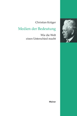 Medien der Bedeutung - Christian Kr&uuml;ger